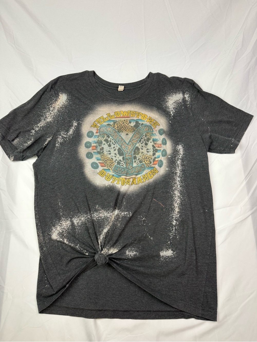 Yellowstone Buffalo Ranch Graphic Tee - Charcoal